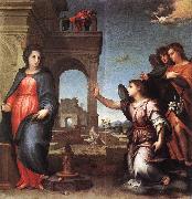 Andrea del Sarto The Annunciation f7 oil painting